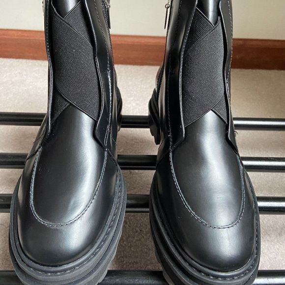 SCHUTZ Shoes - SCHUTZ Women Johan Leather Combat Boots - NEW NWOB